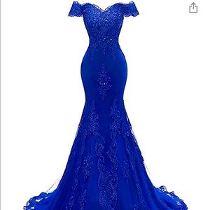 Beautiful Royal Blue gown . Size 16 runs small